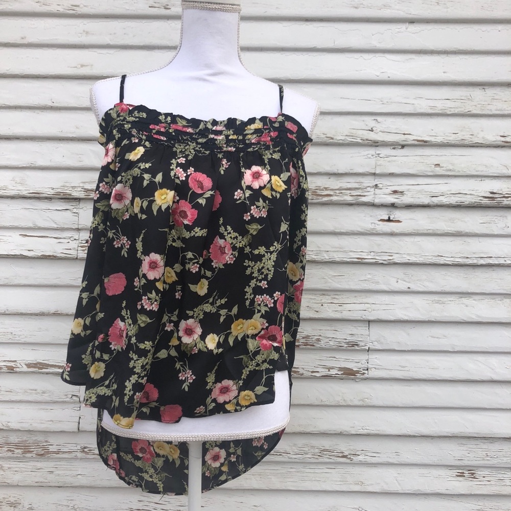 H.I.P. Floral satin camisole - Picture 2 of 4